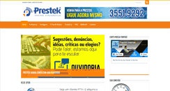 Desktop Screenshot of prestek.com.br