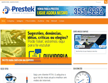 Tablet Screenshot of prestek.com.br